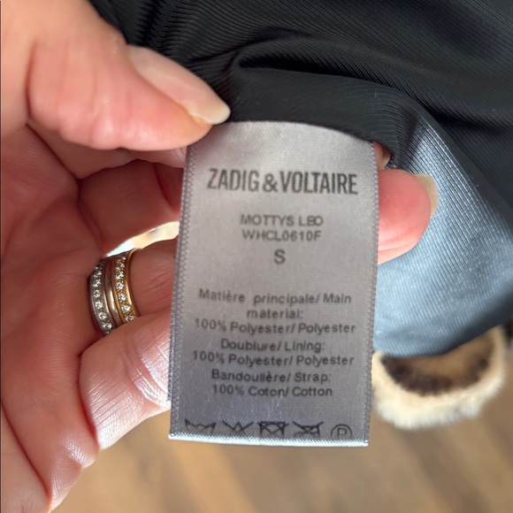 Zadig & Voltaire - Mottys Leo Naturel Faux Fur Coat - Picture 6 of 10